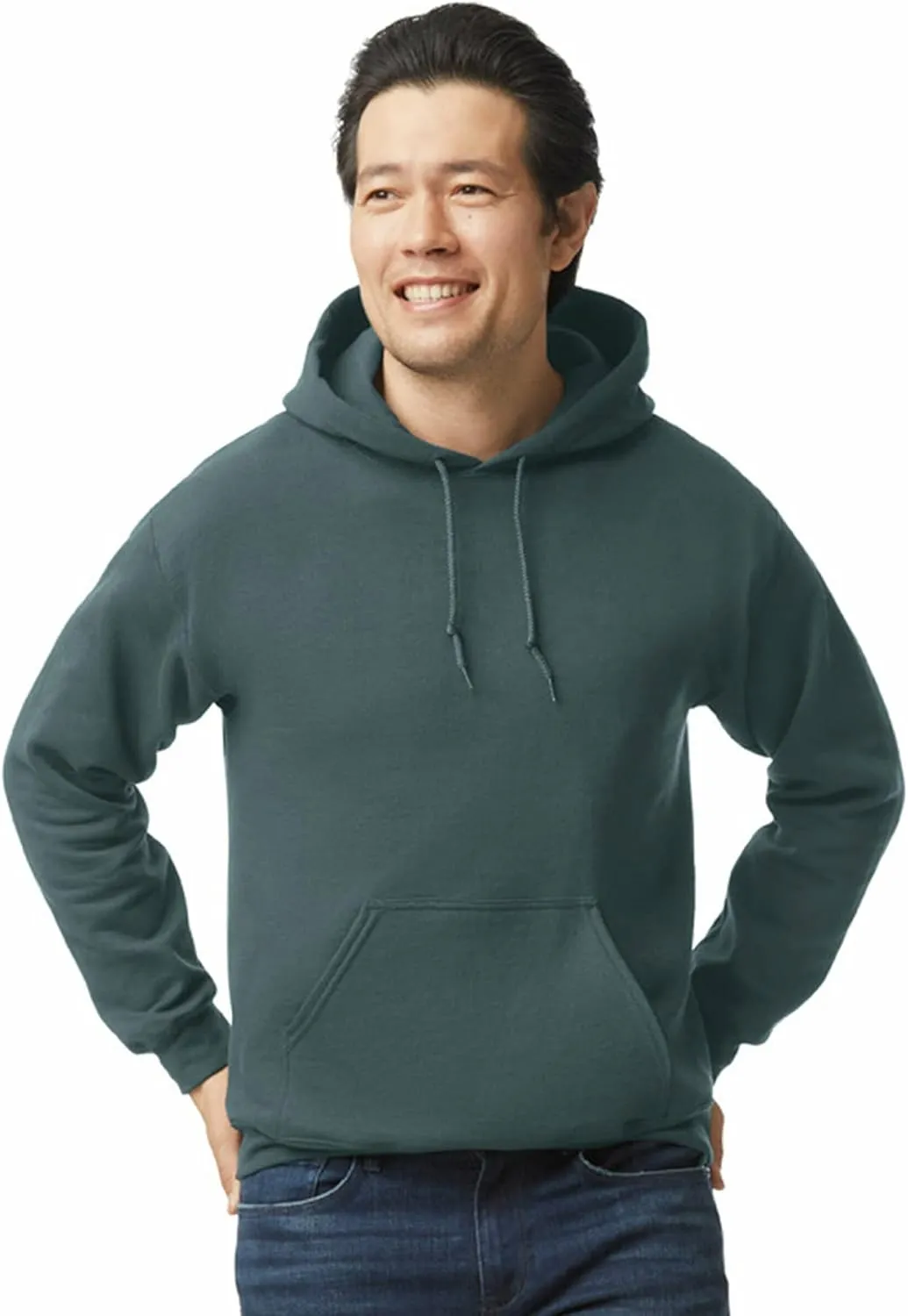 Gildan Unisex Adult Fleece Hoodie Sweatshirt, Style G18500, Multipack