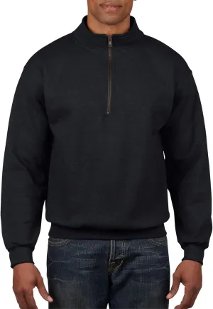 Gildan Unisex Adult Fleece Quarter-Zip Cadet Collar Sweatshirt, Style G18800