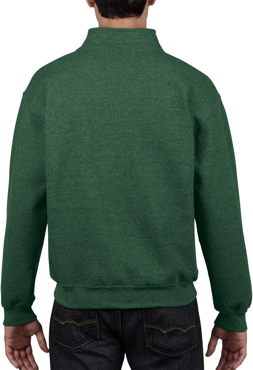 Gildan Unisex Adult Fleece Quarter-Zip Cadet Collar Sweatshirt, Style G18800