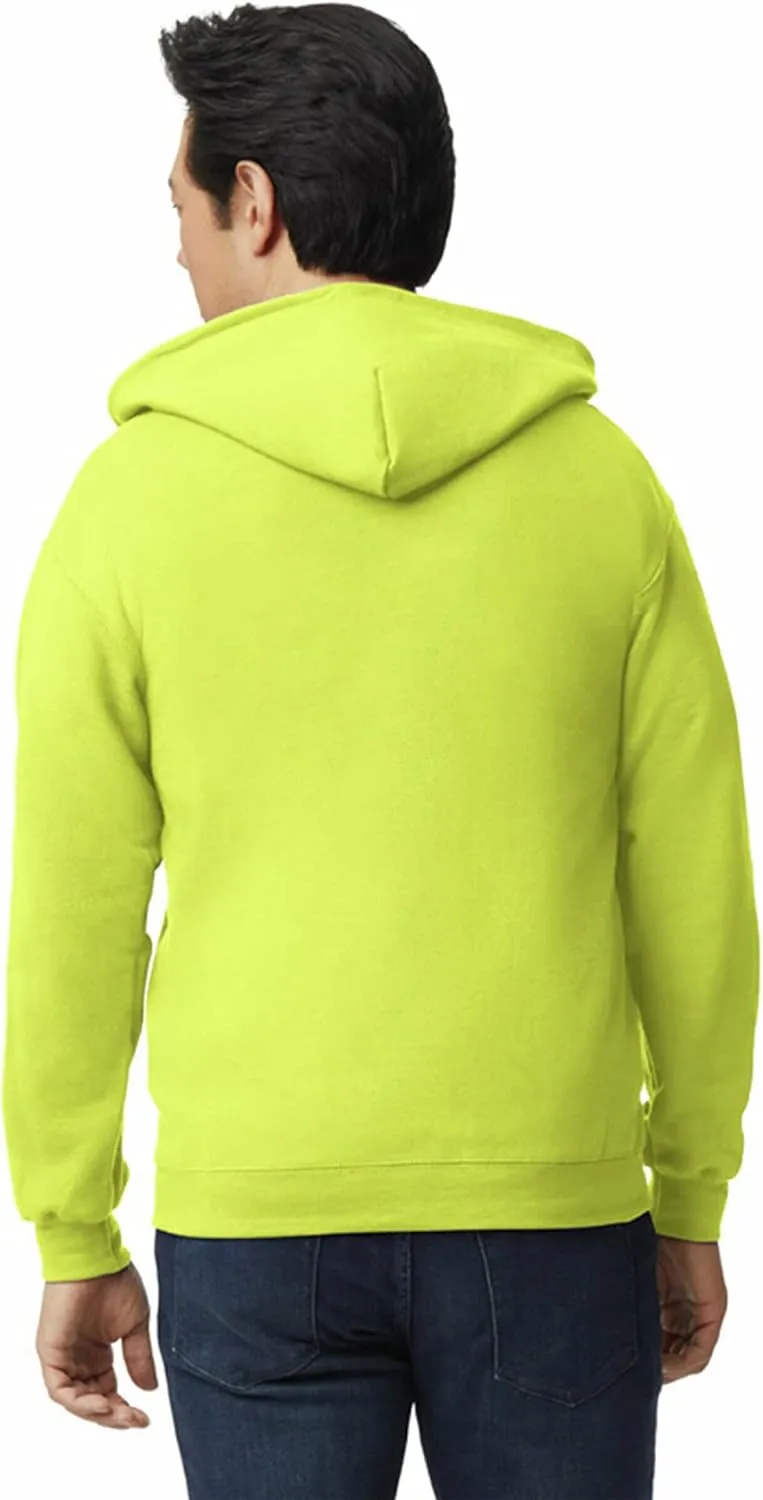 Gildan Unisex adult Fleece Zip Hoodie Sweatshirt, Style G18600, Multipack
