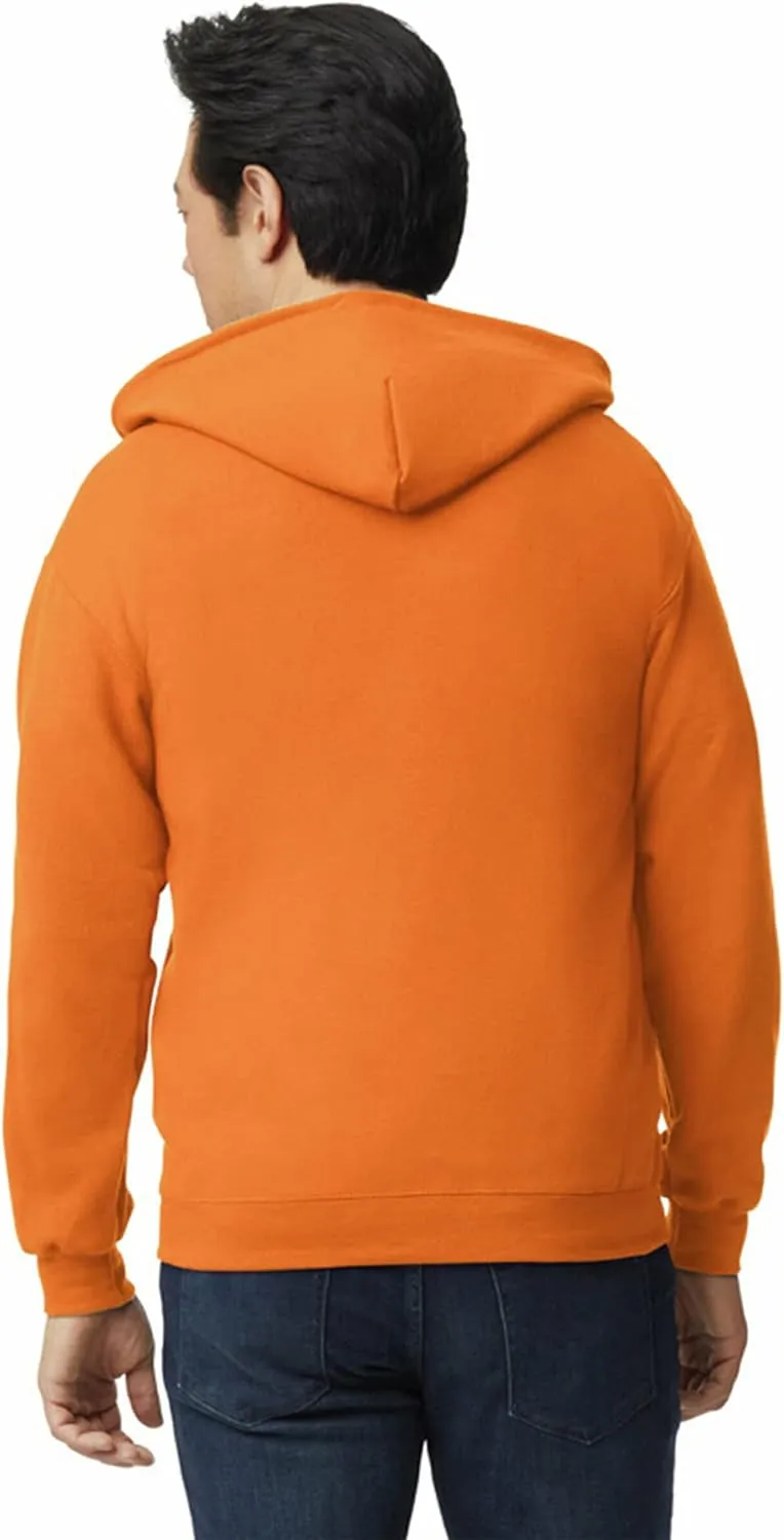 Gildan Unisex adult Fleece Zip Hoodie Sweatshirt, Style G18600, Multipack