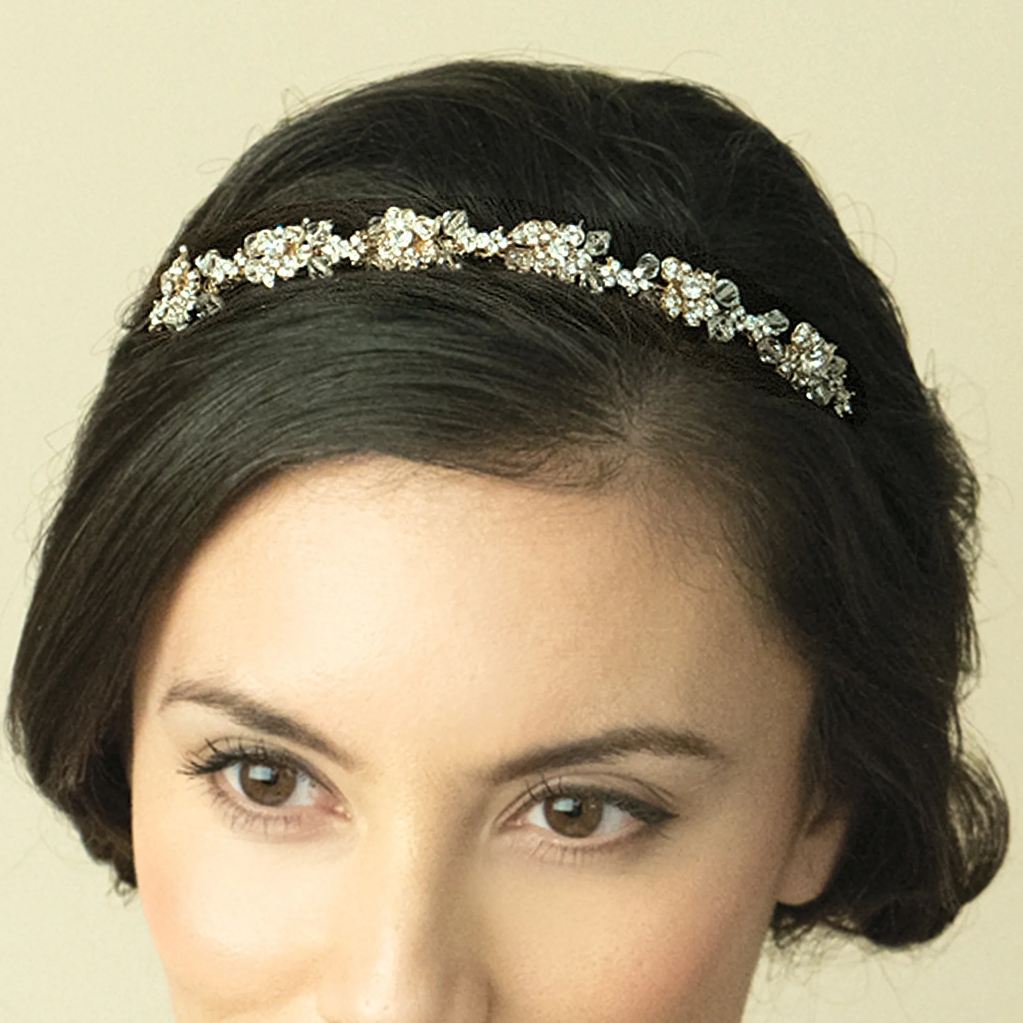 Gold Crystal Headband By Ivory & Co, Tilly