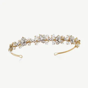 Gold Crystal Headband By Ivory & Co, Tilly
