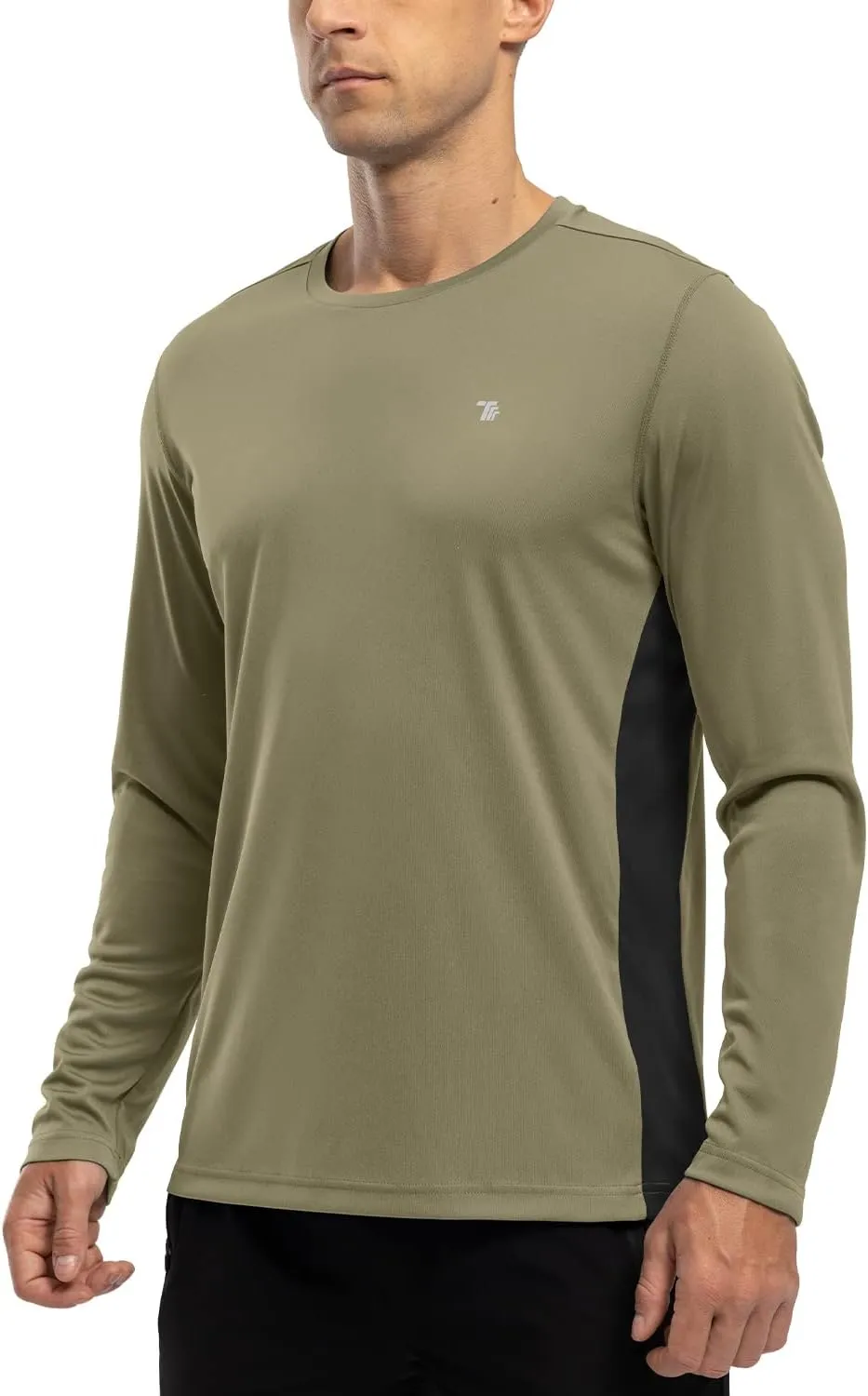 Gopune Men's Swim Shirts Rash Guard Long Sleeve UPF 50  Sun Protection Quick Dry Outdoor Hiking Fishing Shirts