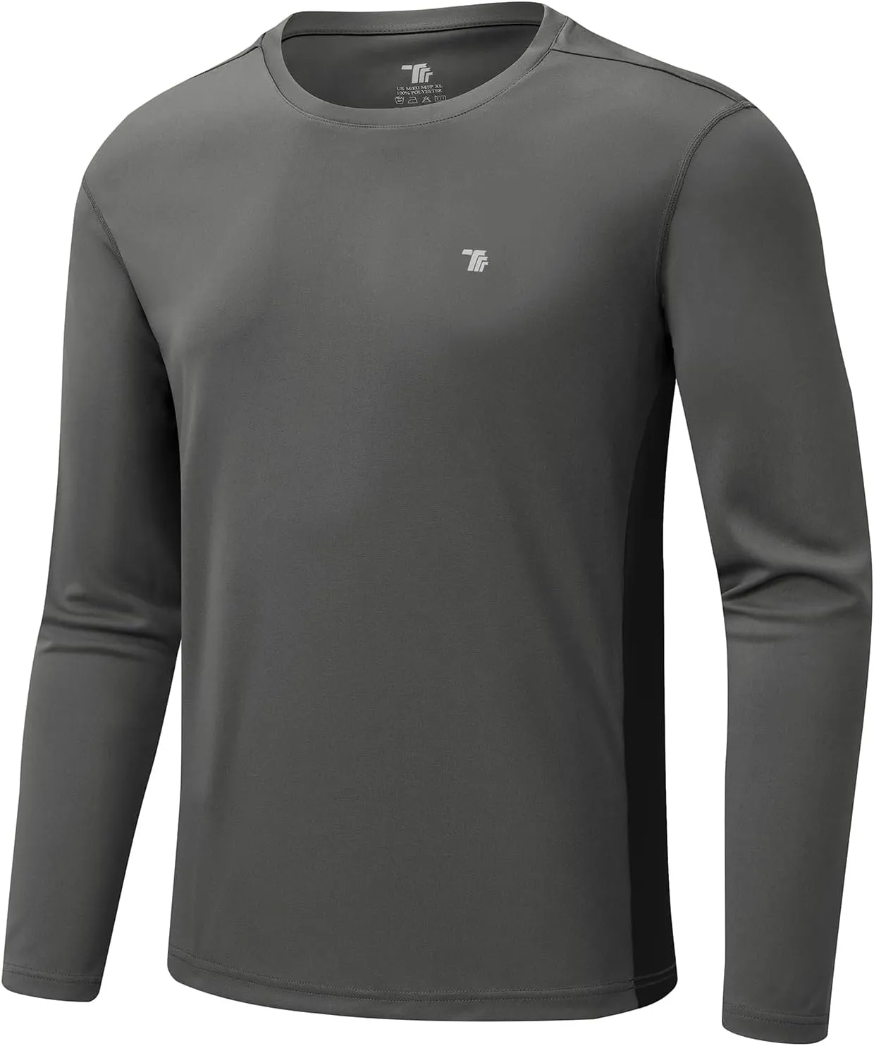 Gopune Men's Swim Shirts Rash Guard Long Sleeve UPF 50  Sun Protection Quick Dry Outdoor Hiking Fishing Shirts