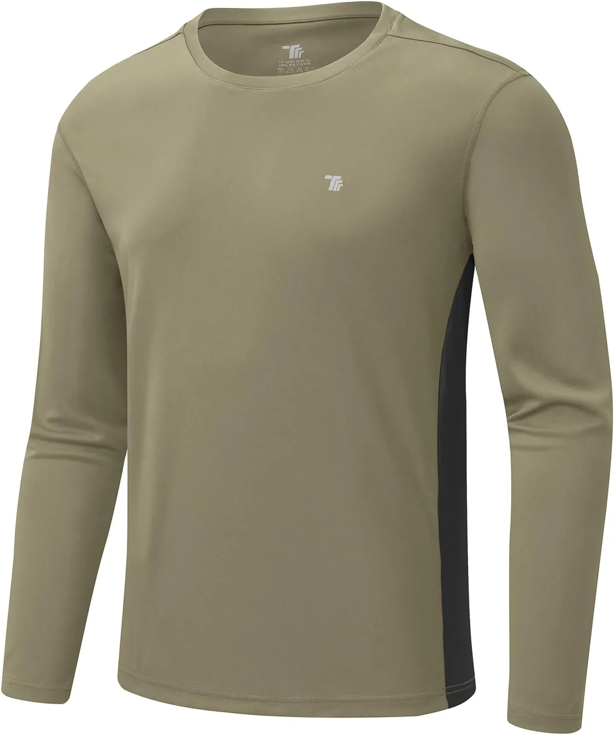 Gopune Men's Swim Shirts Rash Guard Long Sleeve UPF 50  Sun Protection Quick Dry Outdoor Hiking Fishing Shirts