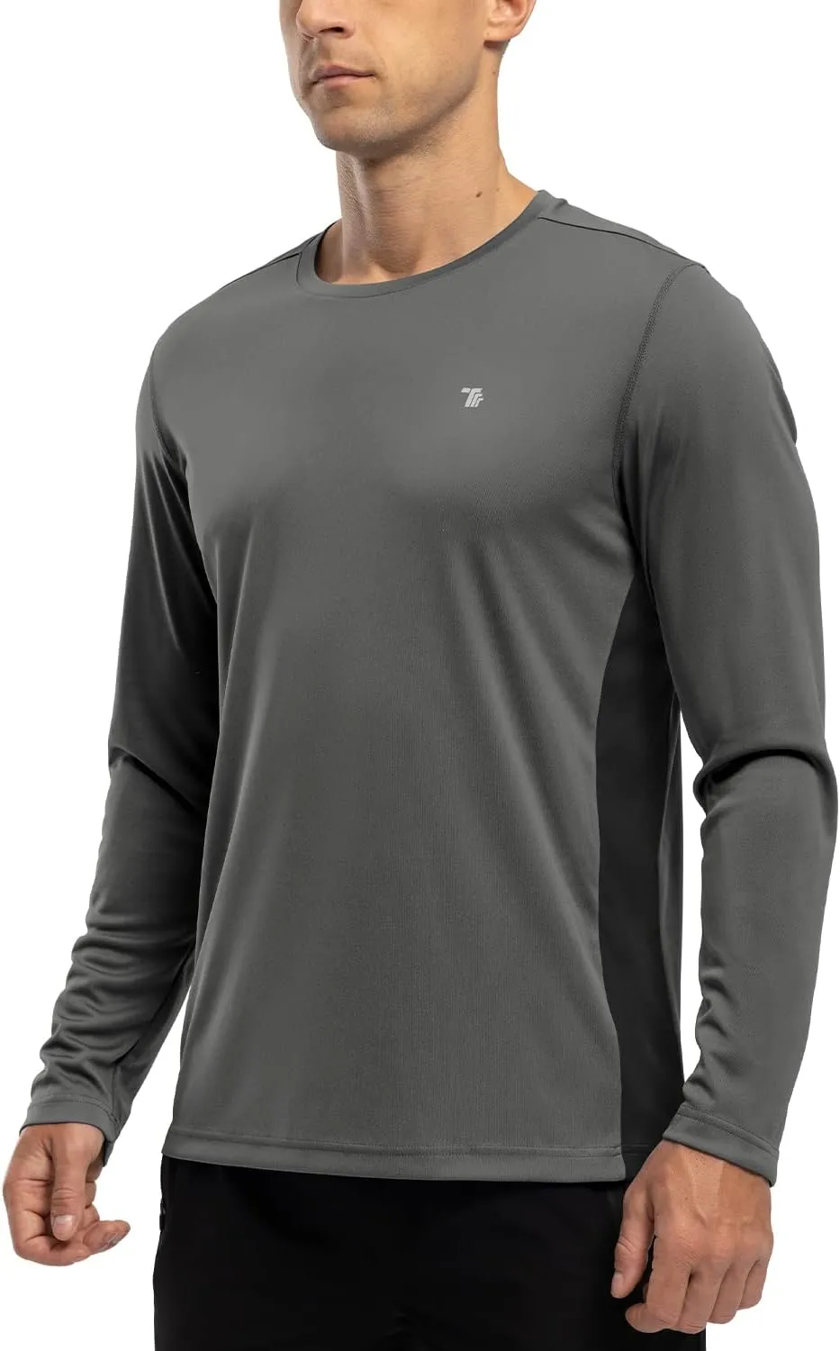 Gopune Men's Swim Shirts Rash Guard Long Sleeve UPF 50  Sun Protection Quick Dry Outdoor Hiking Fishing Shirts
