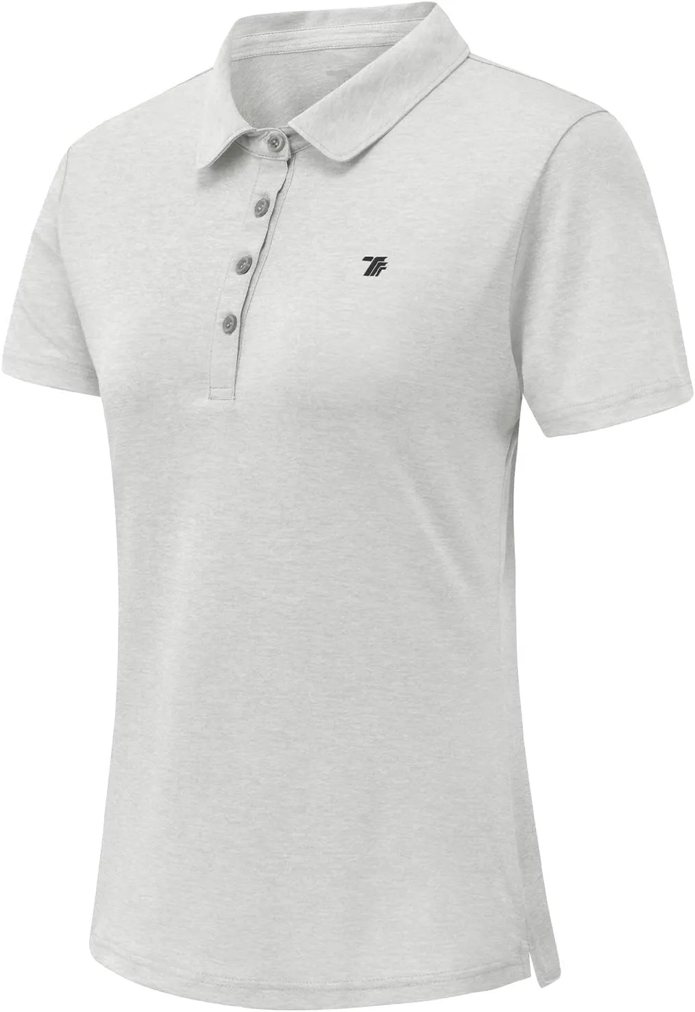 Gopune Women's Golf Polo Shirts Lightweight Quick Dry 4 Buttons Short Sleeve Shirts for Tennis