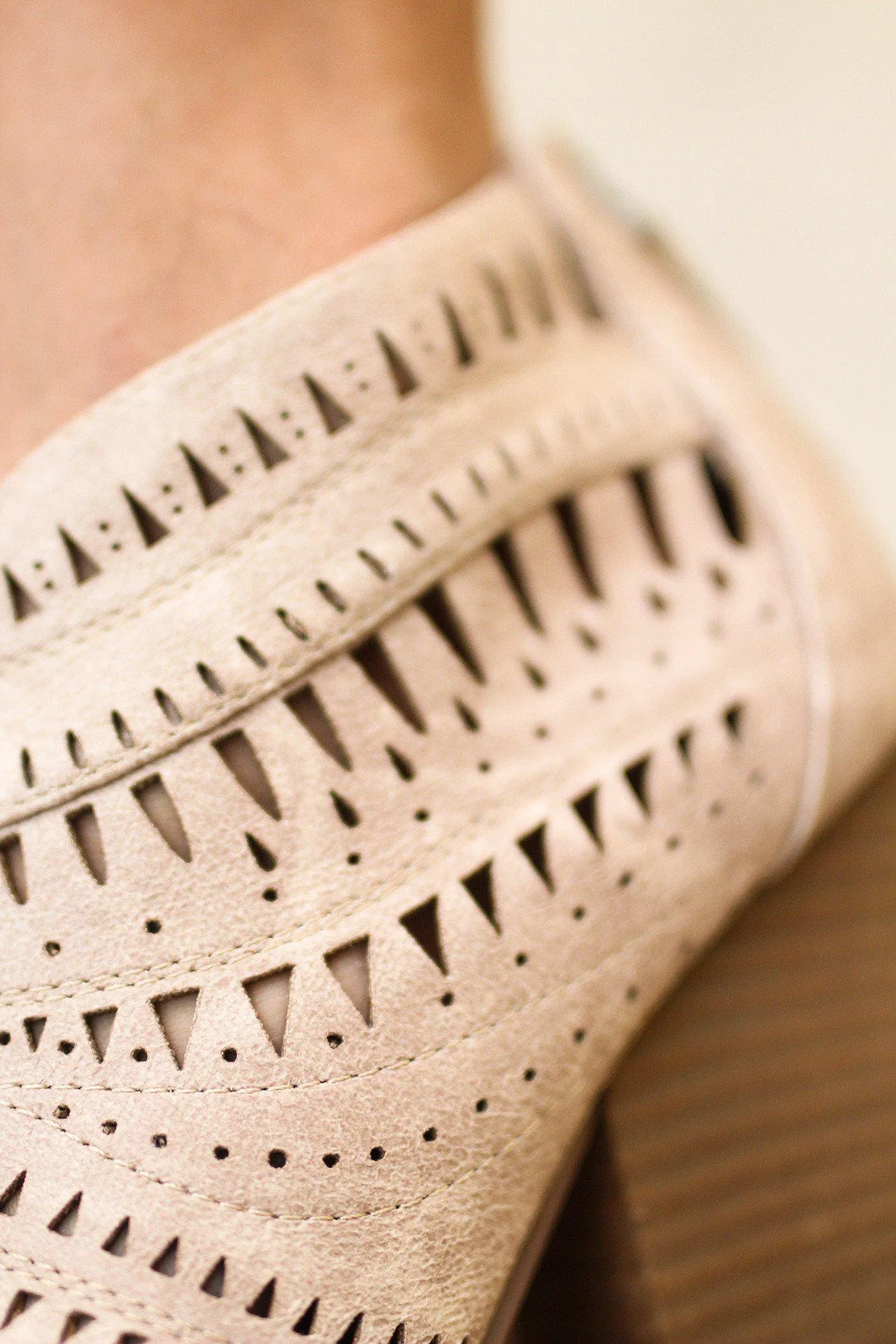 Groove Thang Cream Booties