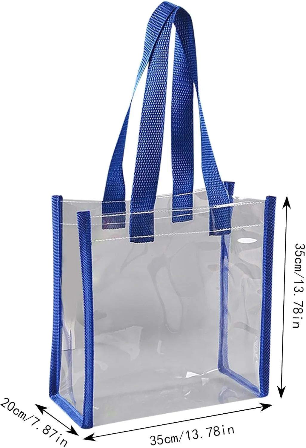 Handbags for Women Clear Beach Tote Bag Reusable See Through Hobo Clutch for Travel Pool Gym Picnic Swimming Vacation Holiday