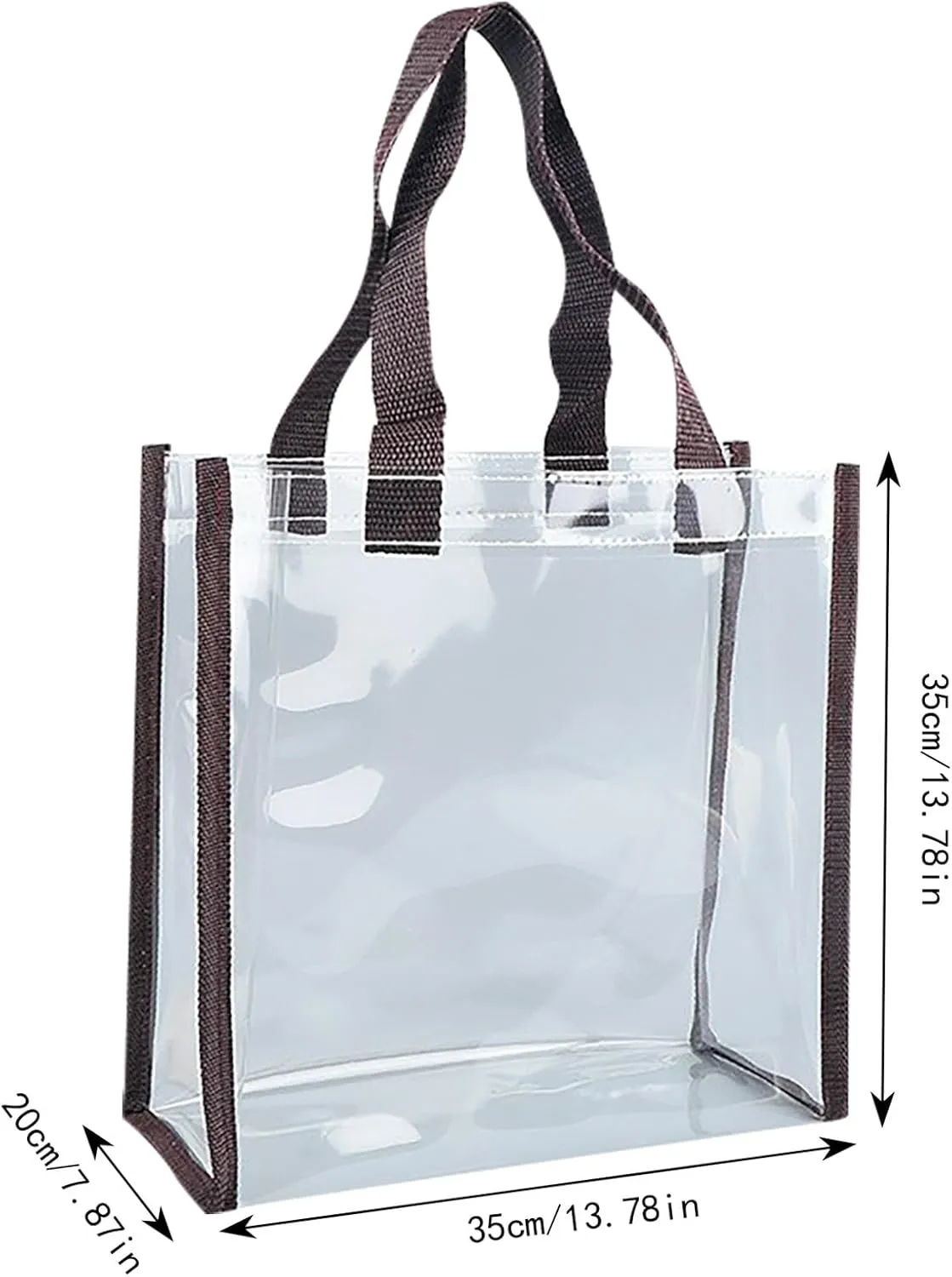 Handbags for Women Clear Beach Tote Bag Reusable See Through Hobo Clutch for Travel Pool Gym Picnic Swimming Vacation Holiday