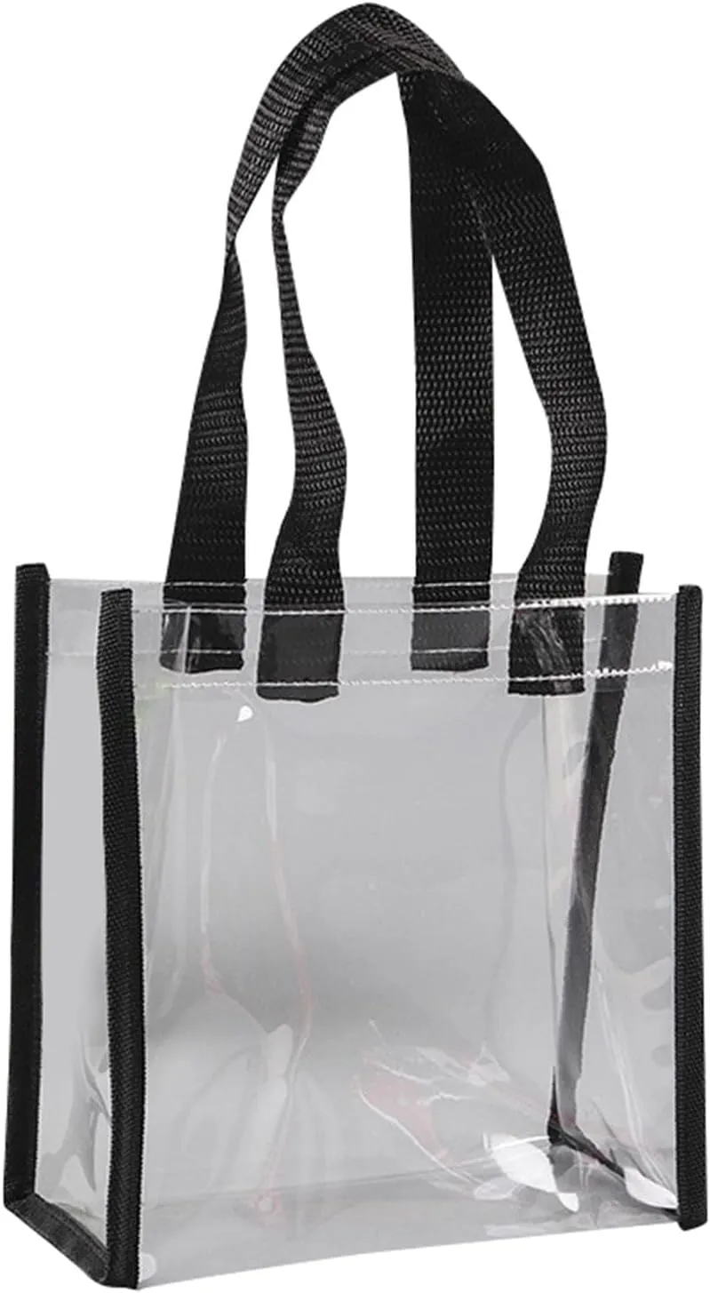 Handbags for Women Clear Beach Tote Bag Reusable See Through Hobo Clutch for Travel Pool Gym Picnic Swimming Vacation Holiday