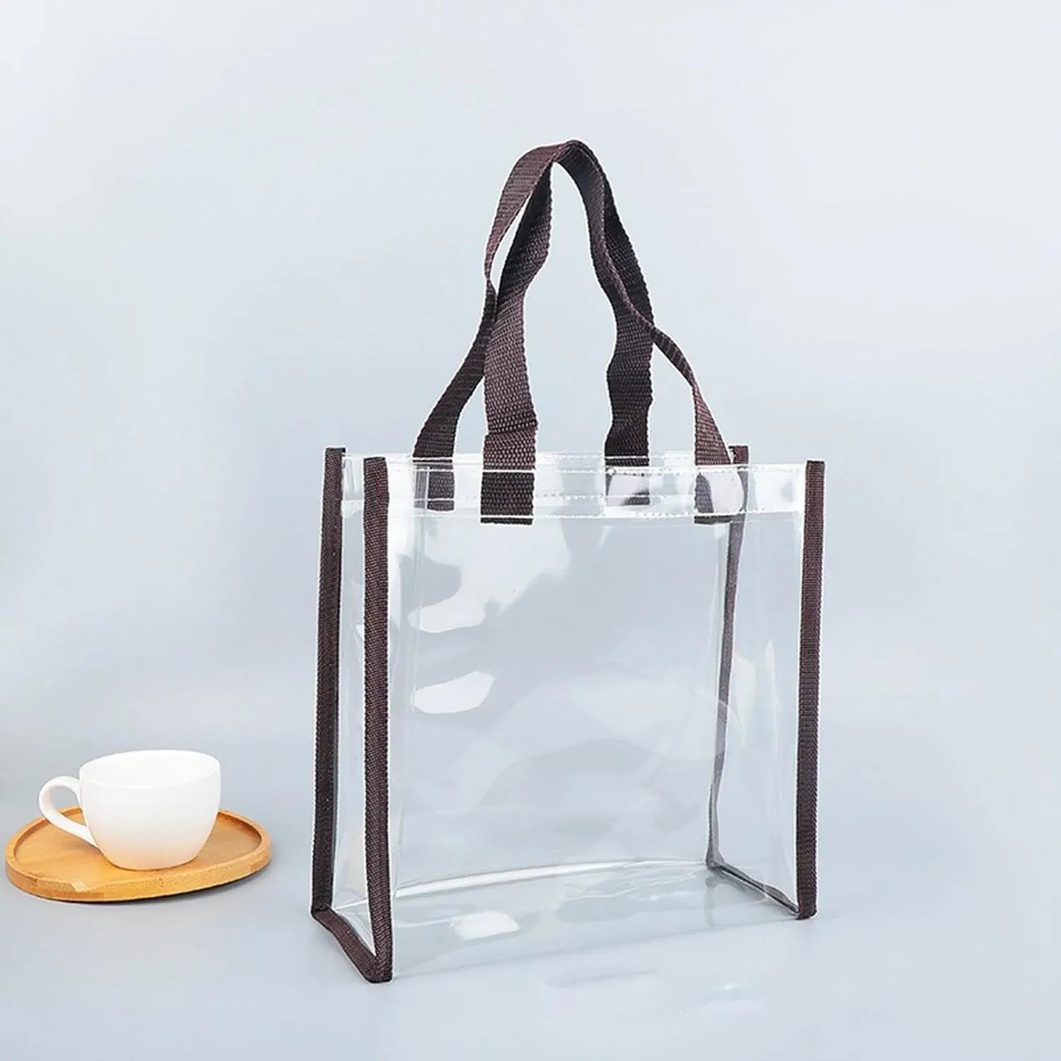Handbags for Women Clear Beach Tote Bag Reusable See Through Hobo Clutch for Travel Pool Gym Picnic Swimming Vacation Holiday