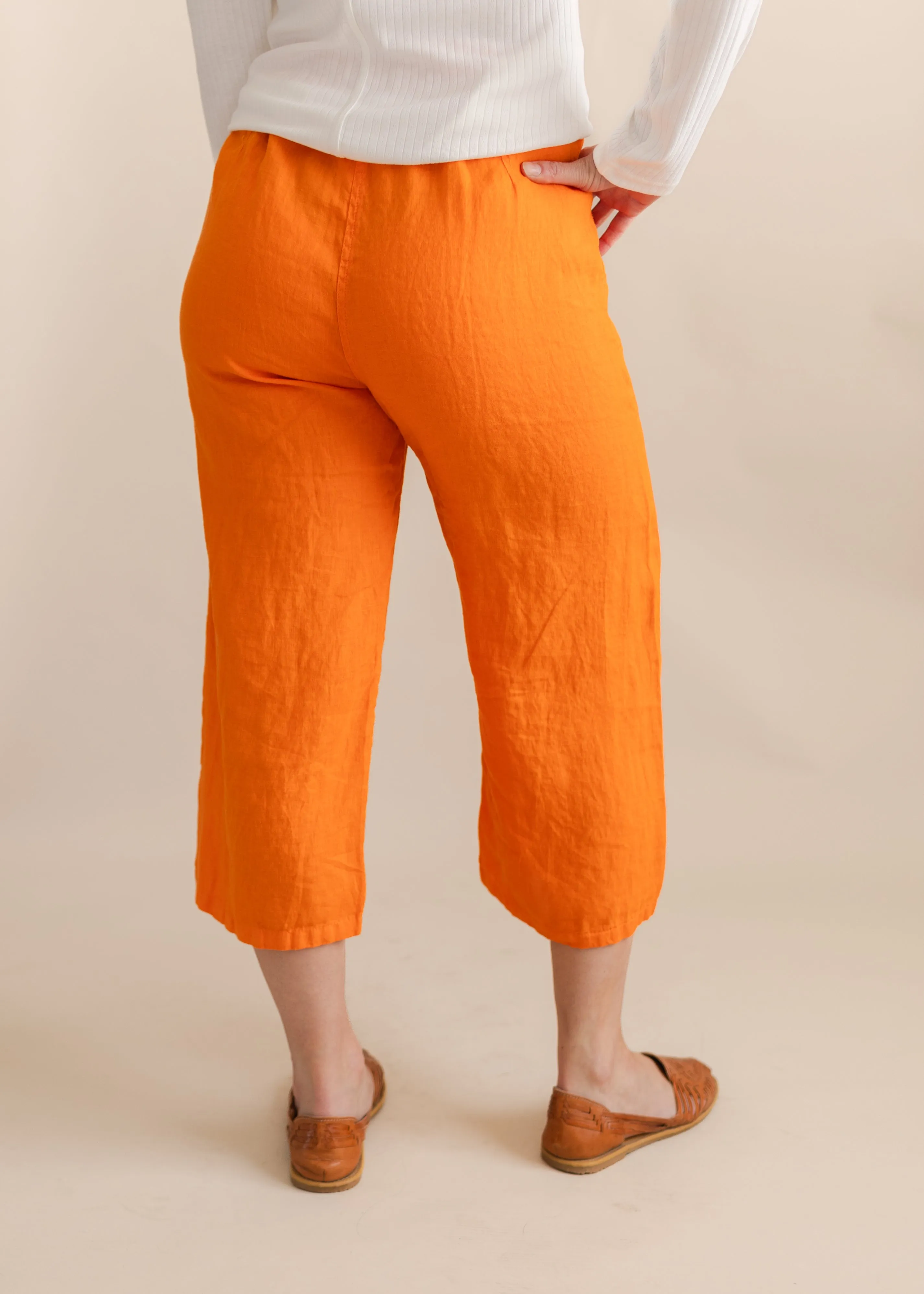 Hanky Linen Easy Crop in Tangelo | Cut•Loose