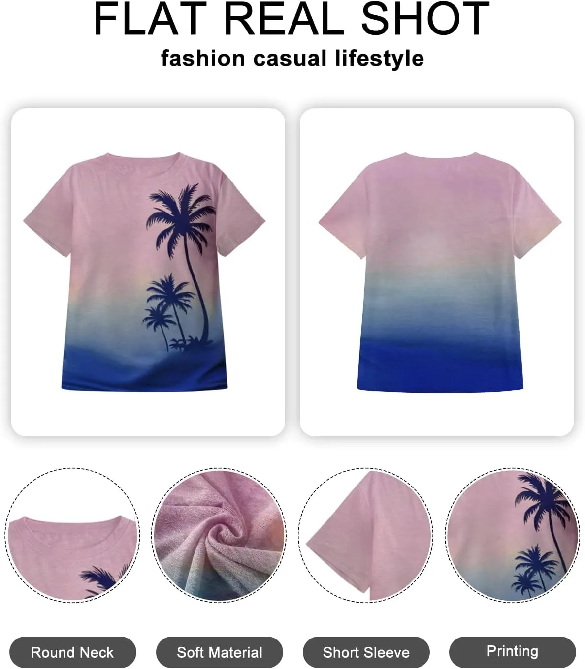 HDLTE Plus Size Beach Shirts for Women Short Sleeve Hawaiian Shirt Casual Summer Vacation Blouses