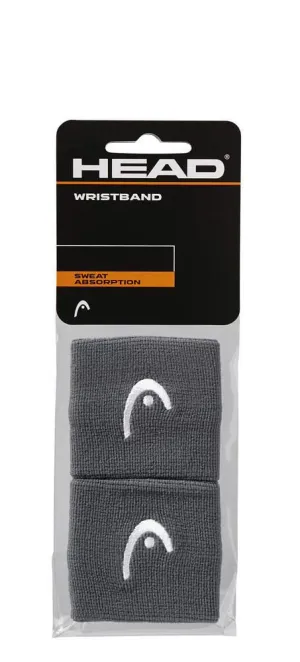 HEAD 2.5" Padel Wristband - Anthracite Grey