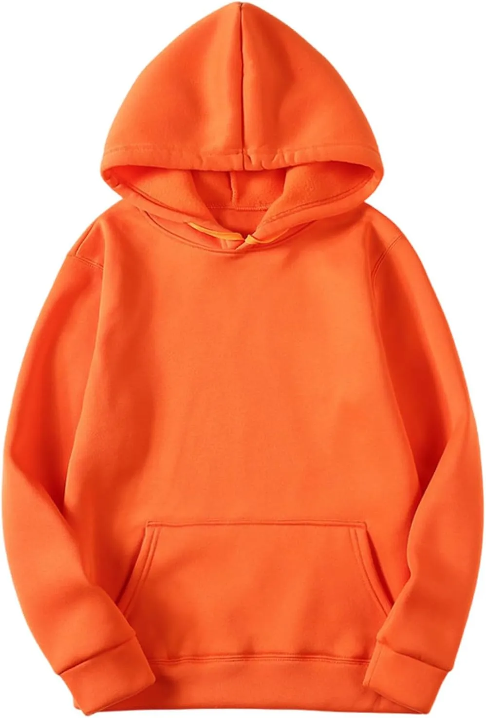 Hoodie for Women Long Sleeve Fleece Oversized Pullover Tops Long Sleeve Drop Shoulder Pocket Blouses Preppy Clothes