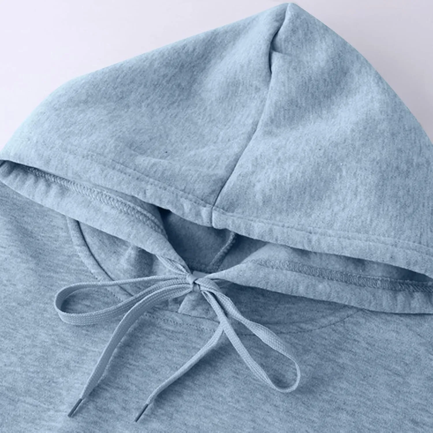 Hoodie for Women Long Sleeve Fleece Oversized Pullover Tops Long Sleeve Drop Shoulder Pocket Blouses Preppy Clothes