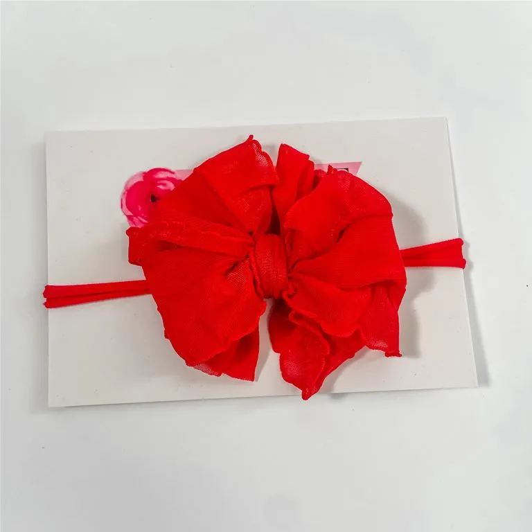 In Awe Couture Mini Headband - Bright Red