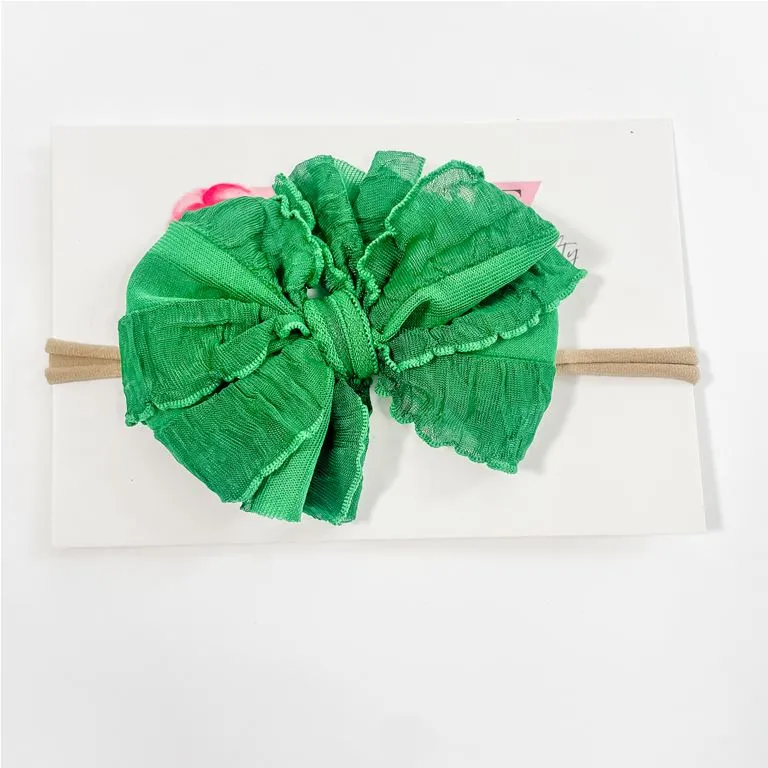 In Awe Couture Mini Headband - Green