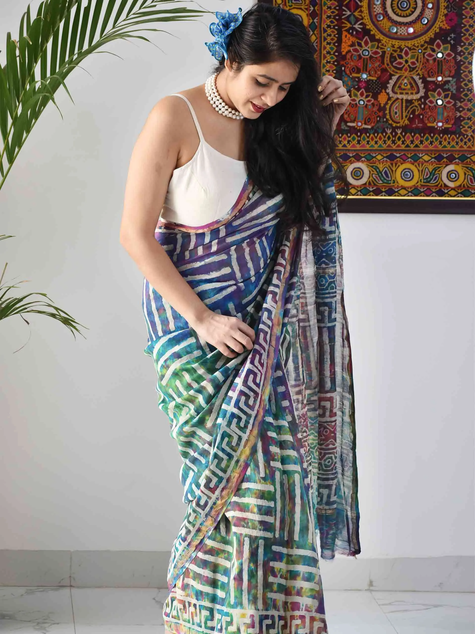 Indra Dhanush - Chanderi Silk Saree