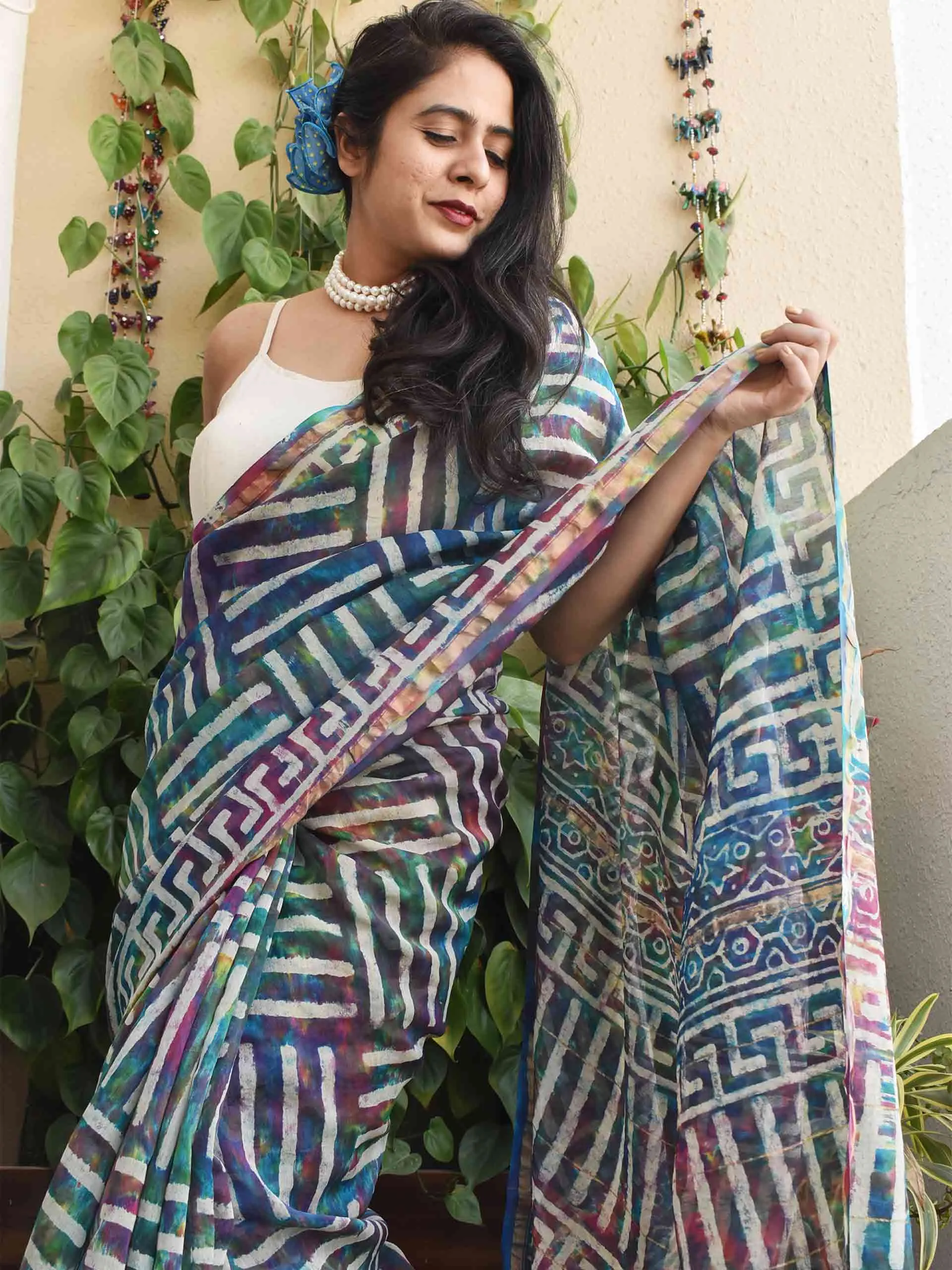 Indra Dhanush - Chanderi Silk Saree
