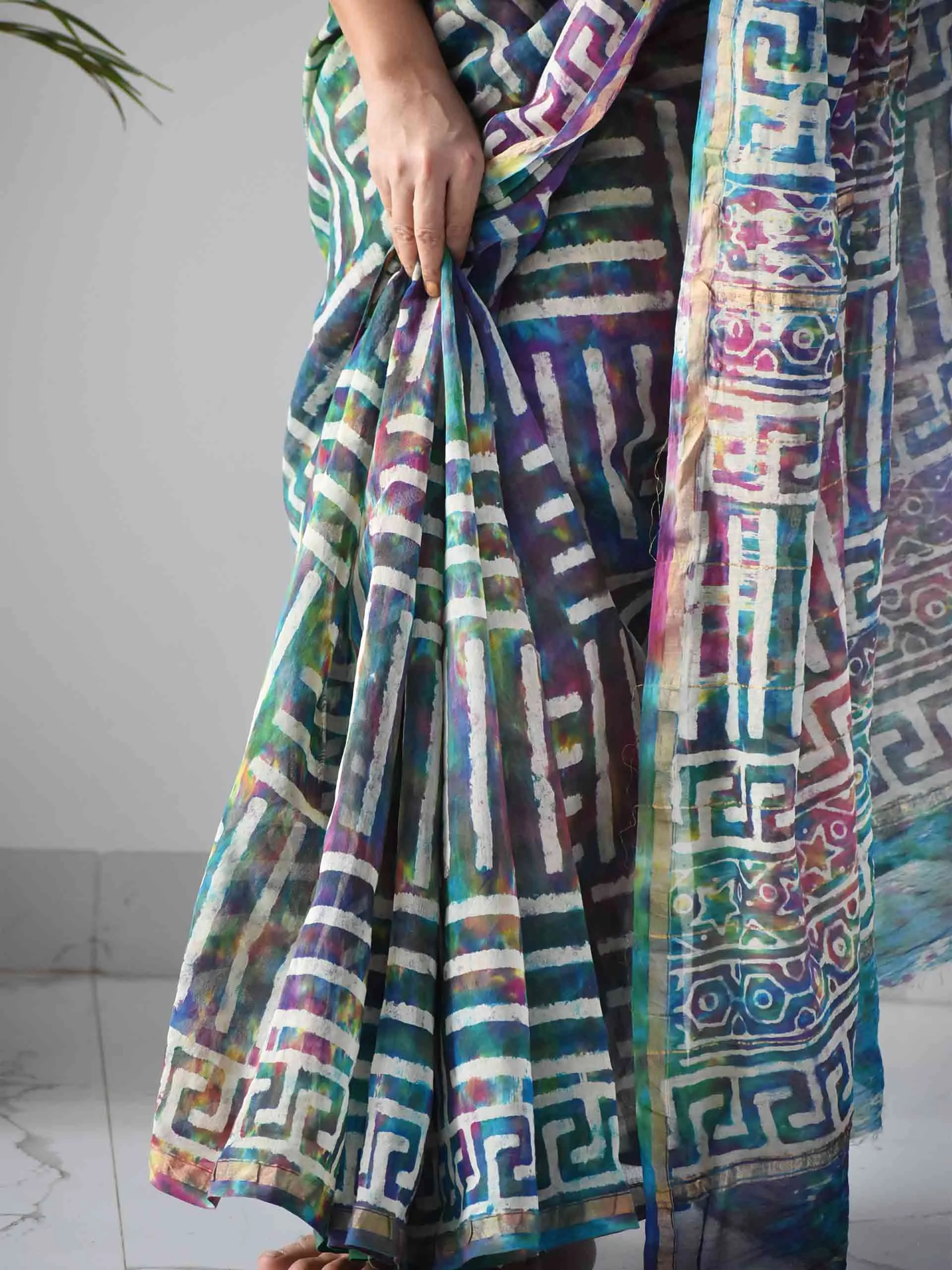 Indra Dhanush - Chanderi Silk Saree
