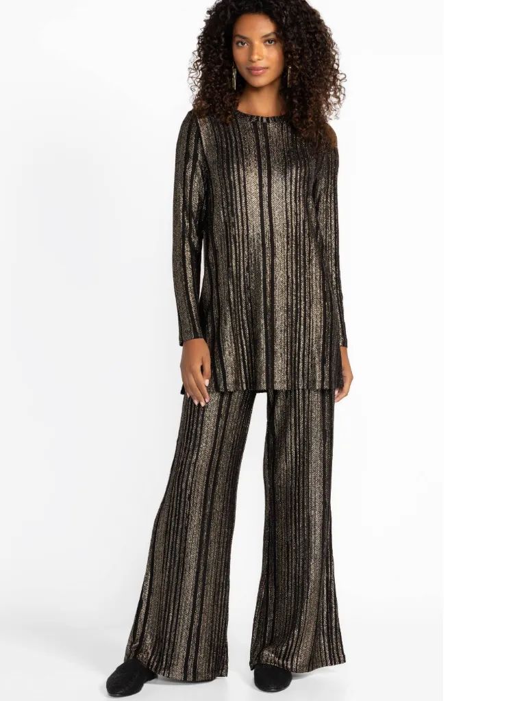 Jenna Metallic Easy Pant