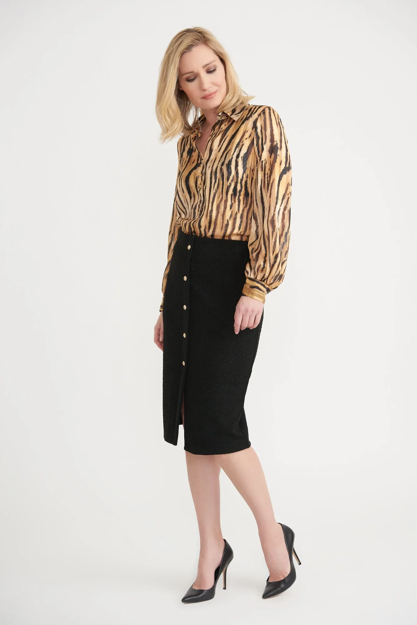 Joseph Ribkoff Black Skirt Style 203707