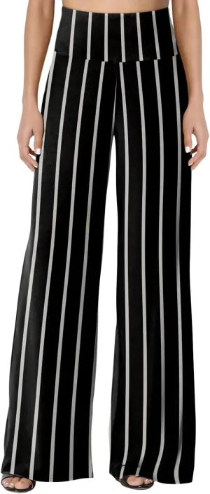JZC Women's Palazzo Lounge Pants Stretchy Wide Leg Casual Pants Comfy High Waist Flowy Pants S-3XL