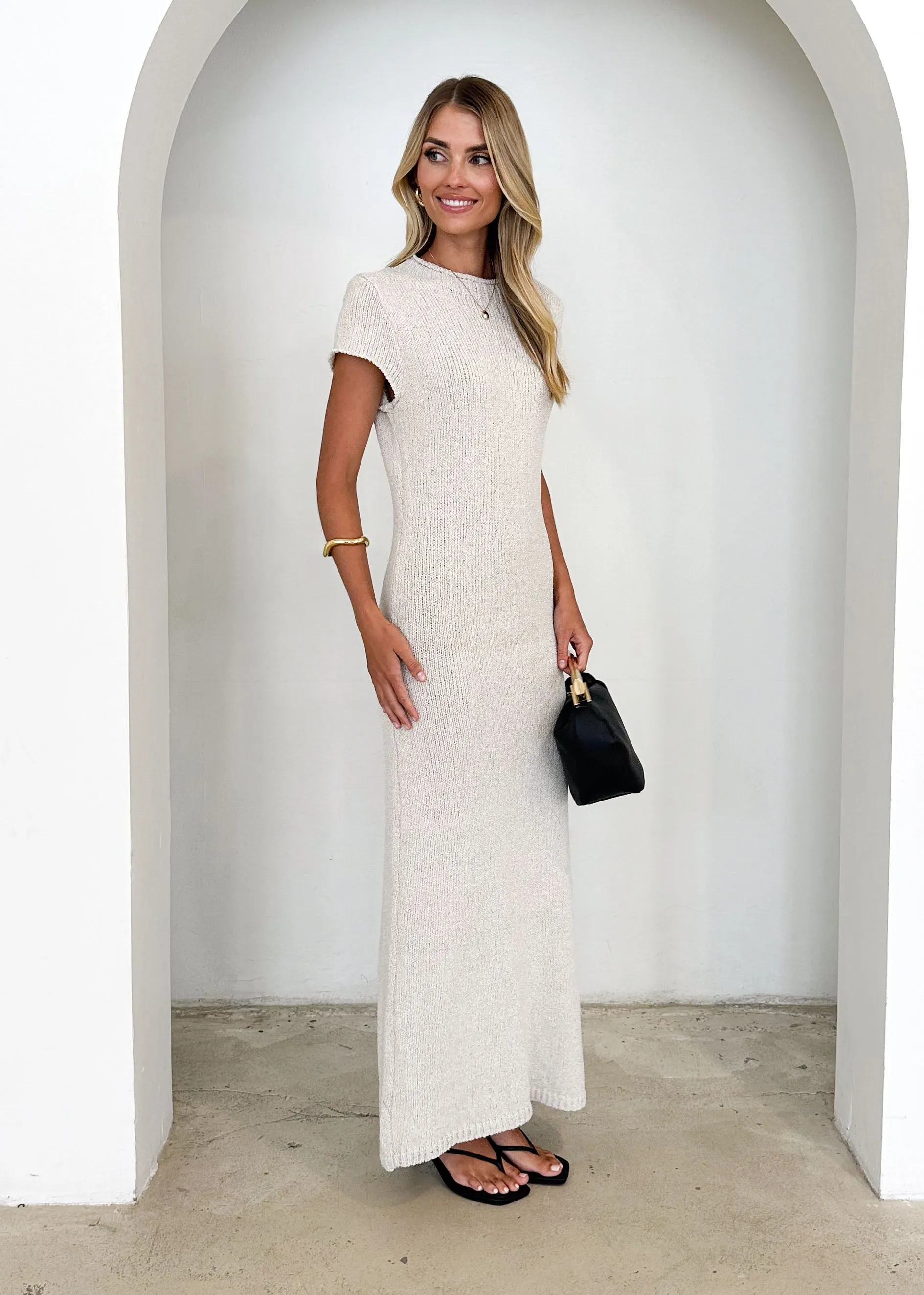 Kori Knit Maxi Dress - Sand