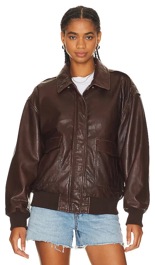 LAMARQUE Tatum Jacket in Chocolate