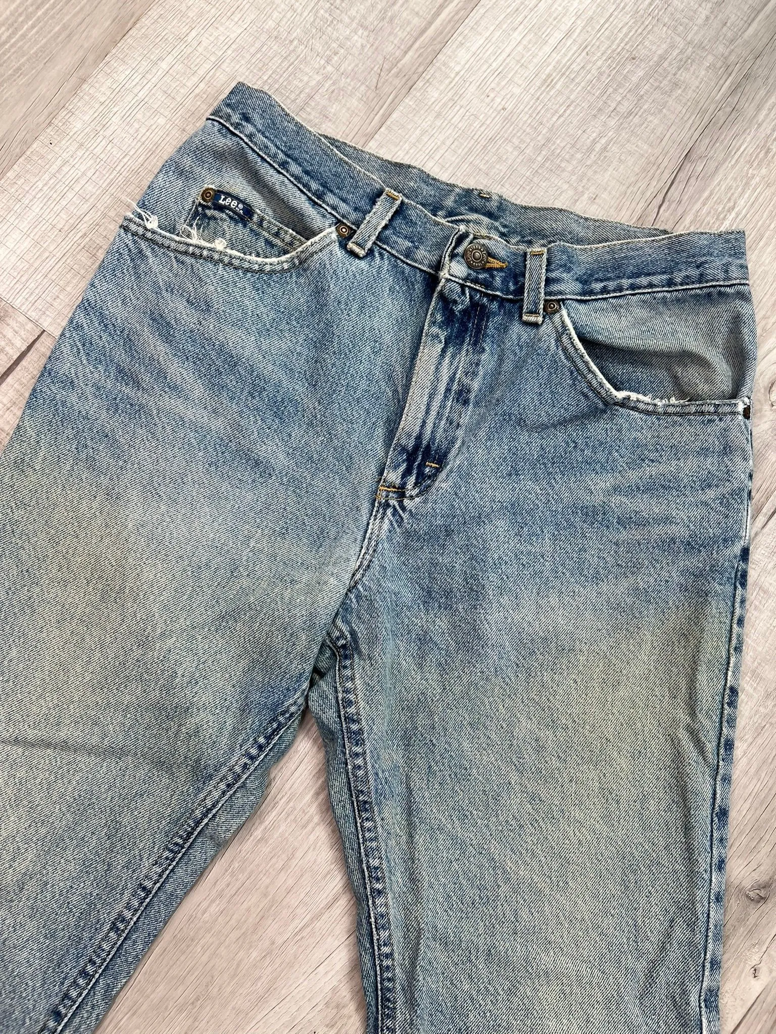 Lee Light Wash High-Waisted Mom Jeans