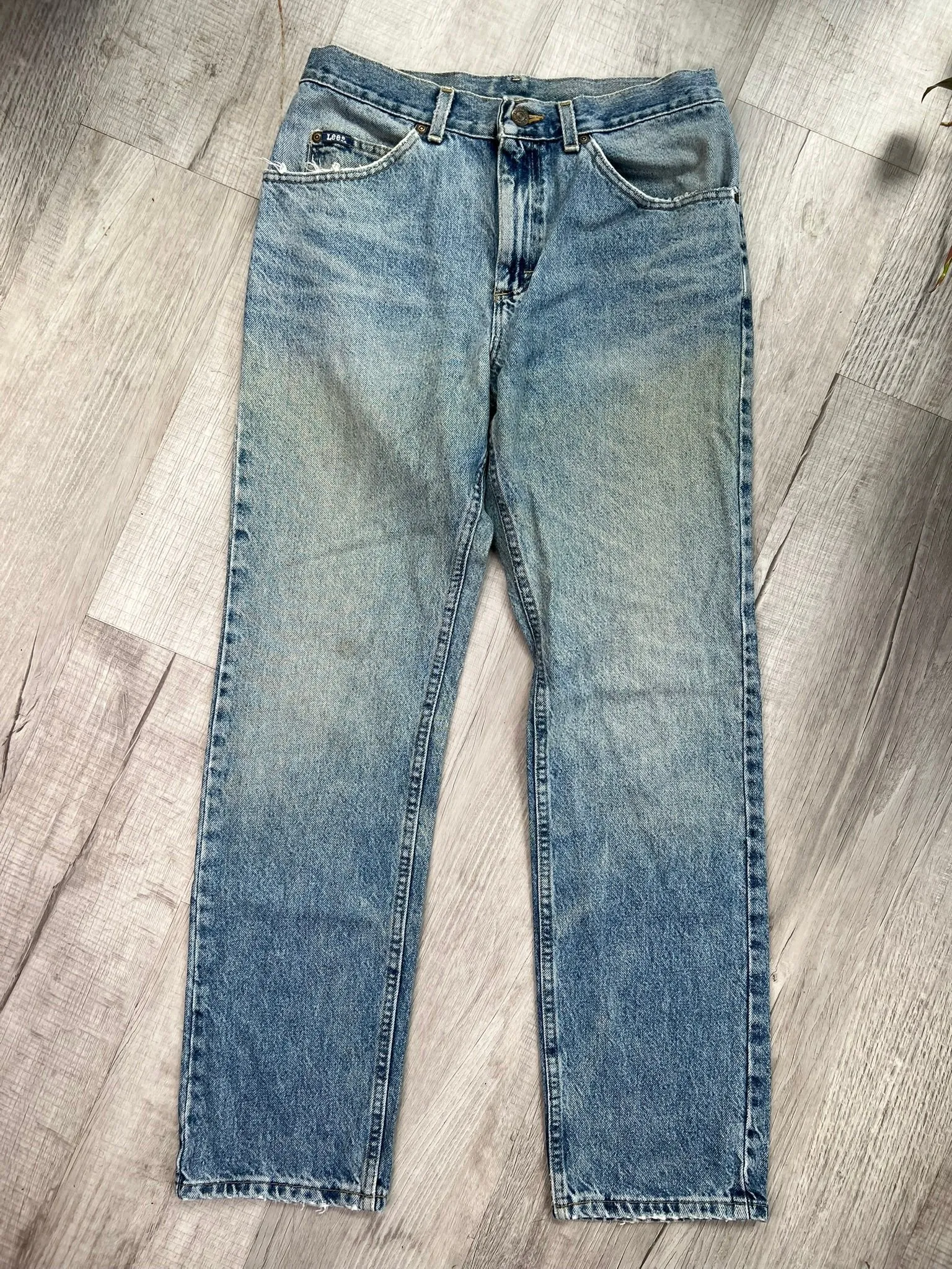 Lee Light Wash High-Waisted Mom Jeans