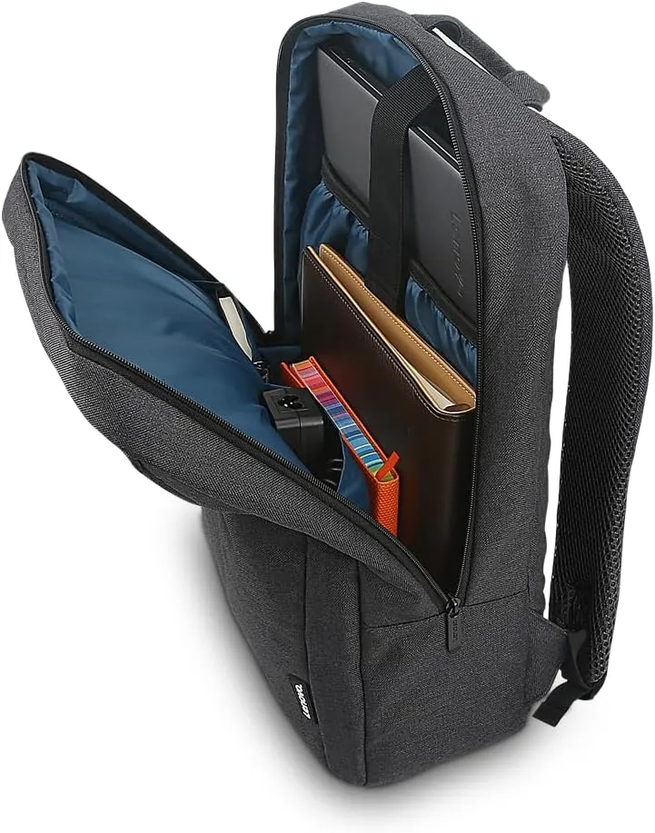 Lenovo 16 ECO Laptop Backpack - B210 - Travel Pack for Laptop or Tablet, Durable, Water-Repellent, Made from Recycled Material, Lightweight, Sleek Design for Travel, Business, Casual Backpack - Black