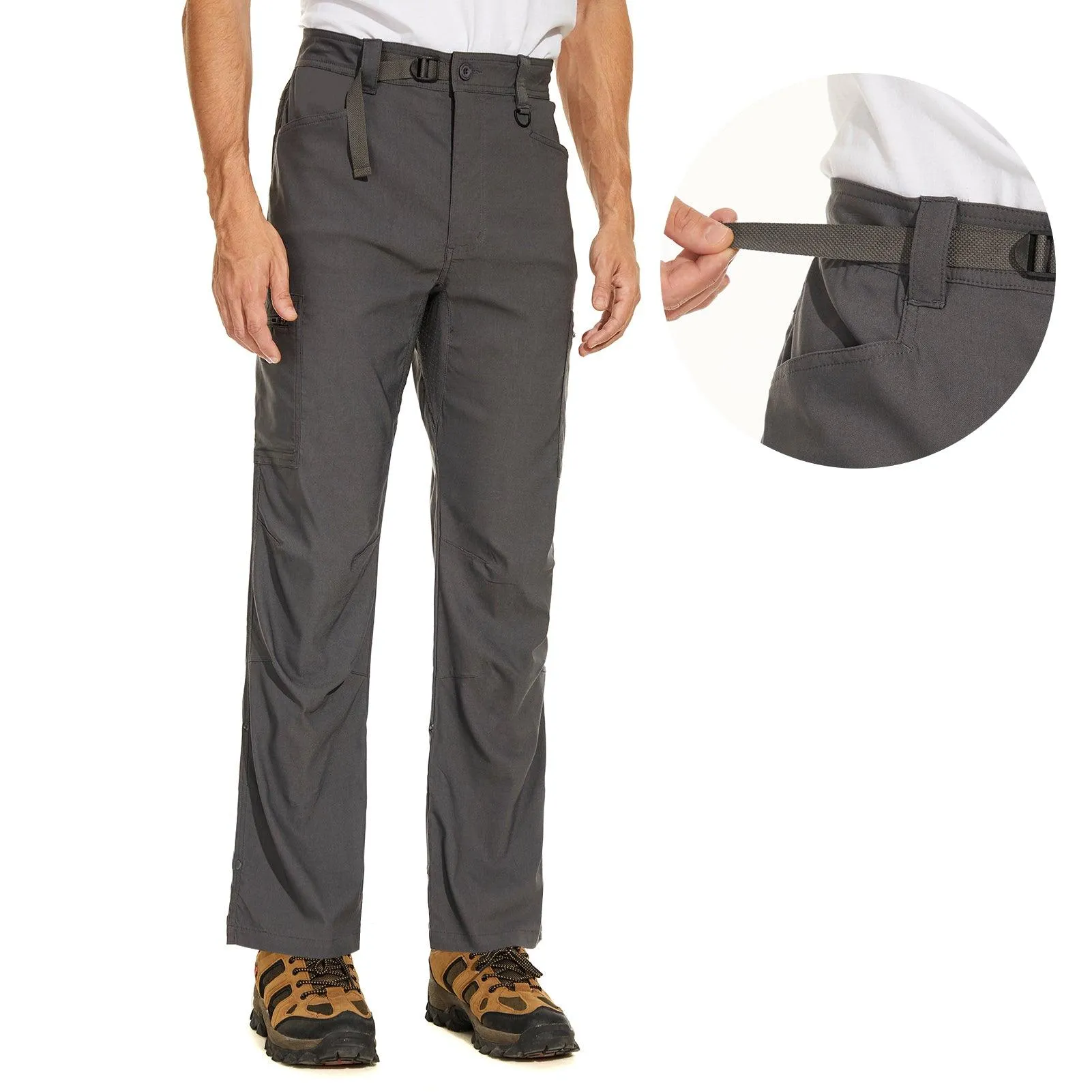 Lightbare Men's UPF 50  Stretch Lightweight Cargo Pants