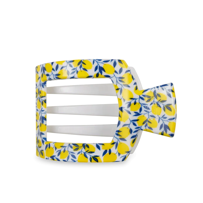 Limoncello Large Flat Square Teleties Clip