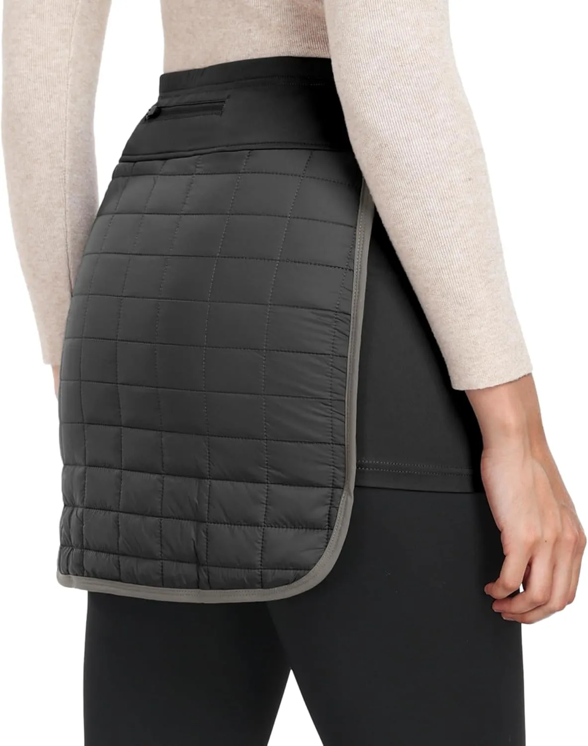 Little Donkey Andy Women's Lightweight Puffer Sport Skorts Warm Quilted Skirt Outdoors Hiking Running