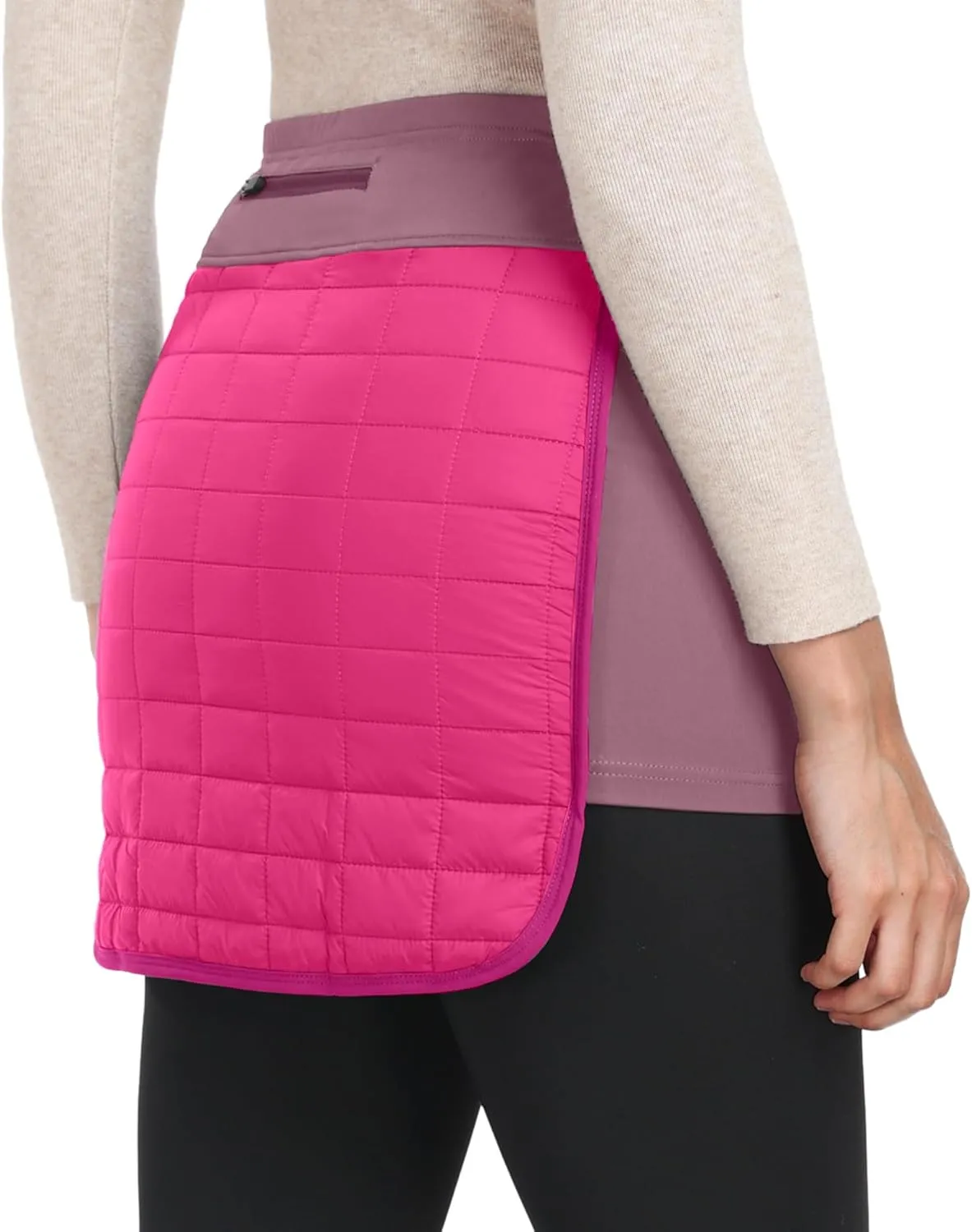 Little Donkey Andy Women's Lightweight Puffer Sport Skorts Warm Quilted Skirt Outdoors Hiking Running