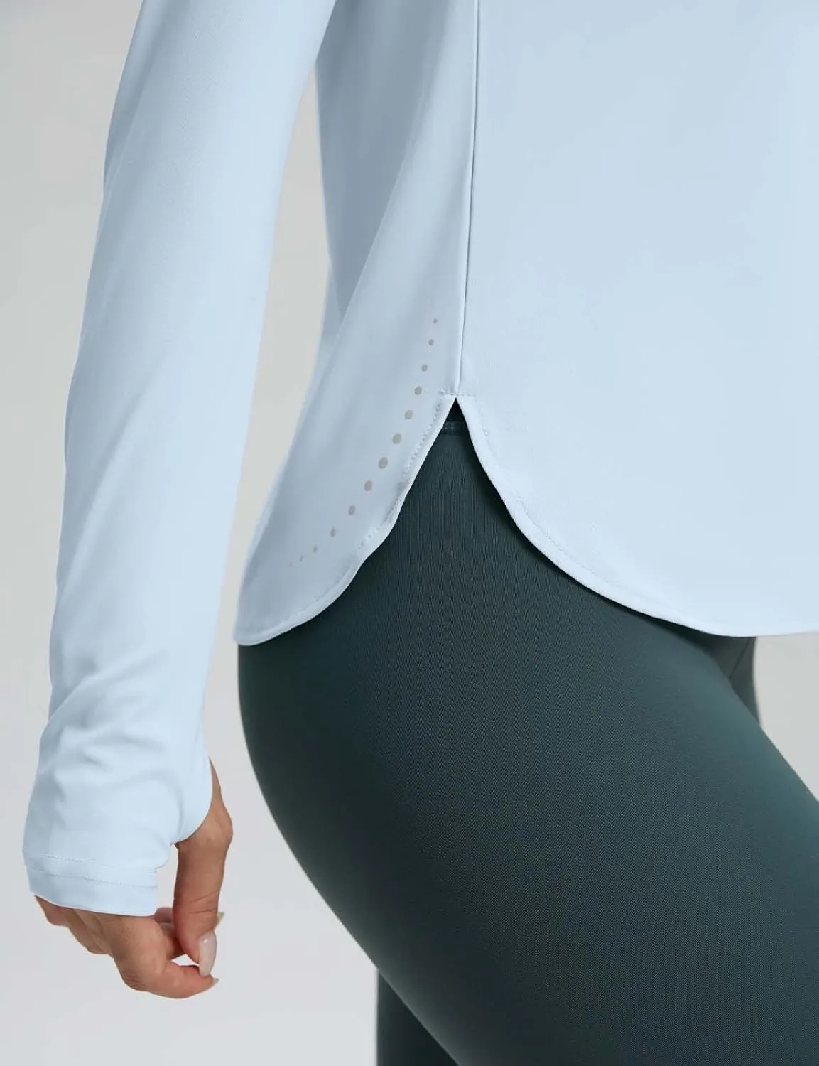 Long Sleeve Workout Tops for Women Athletic Running Shirts Active T Shirts Quick Dry Lightweight