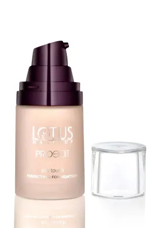 Lotus Herbals Make Up Proedit Silk Touch Perfecting Foundation - Porcelain 30ml