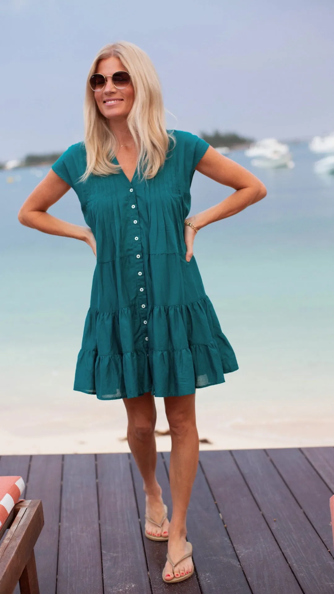 Mackenzie Dress - Deep Teal