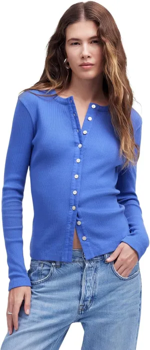 Madewell Women's Long Sleeve Ribbed Cardigan