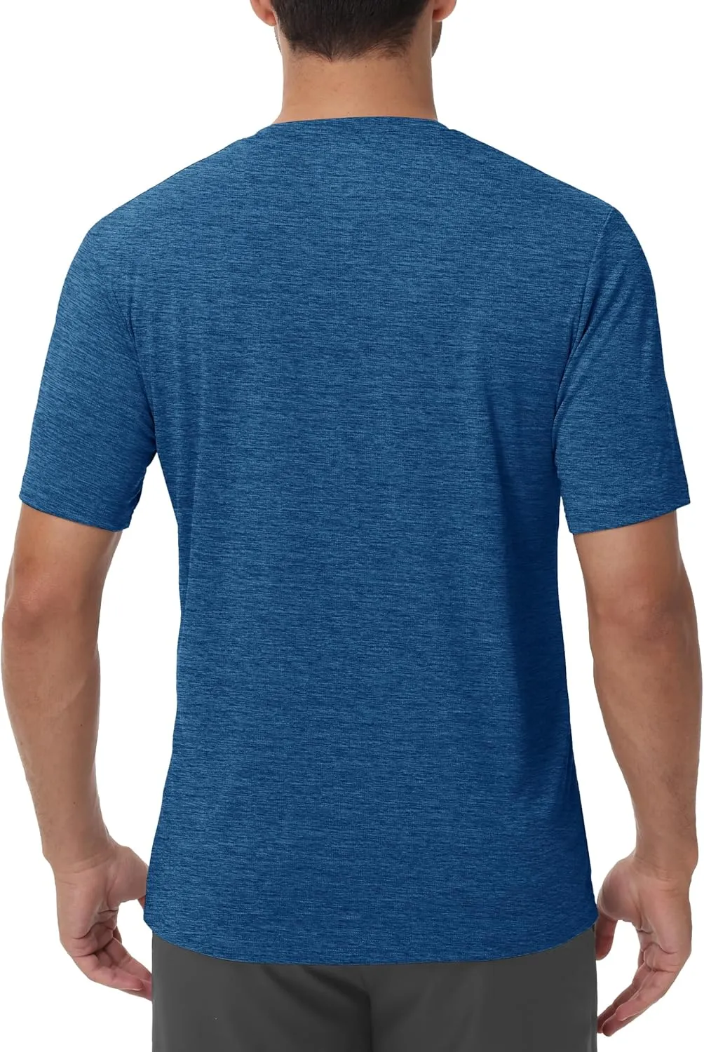 MAGCOMSEN Men's Short Sleeve Sun Protection Shirts Quick Dry Athletic T-Shirts Hiking Running Workout Gym Rash Guard