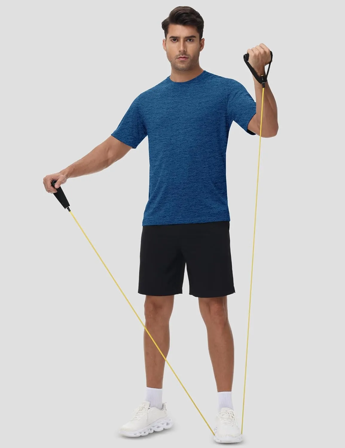 MAGCOMSEN Men's Short Sleeve Sun Protection Shirts Quick Dry Athletic T-Shirts Hiking Running Workout Gym Rash Guard