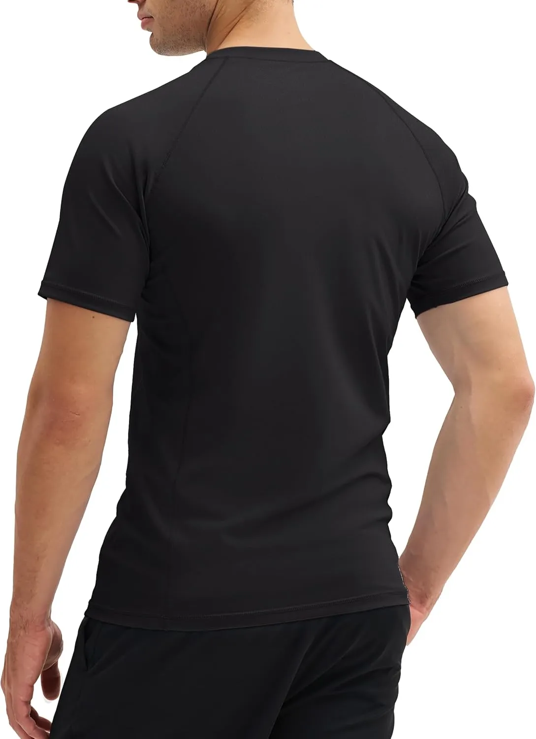 MAGCOMSEN Men's Short Sleeve UPF 50  T-Shirt Swim Quick Dry Rash Guard Athletic Surf Shirts Performance Water Shirts