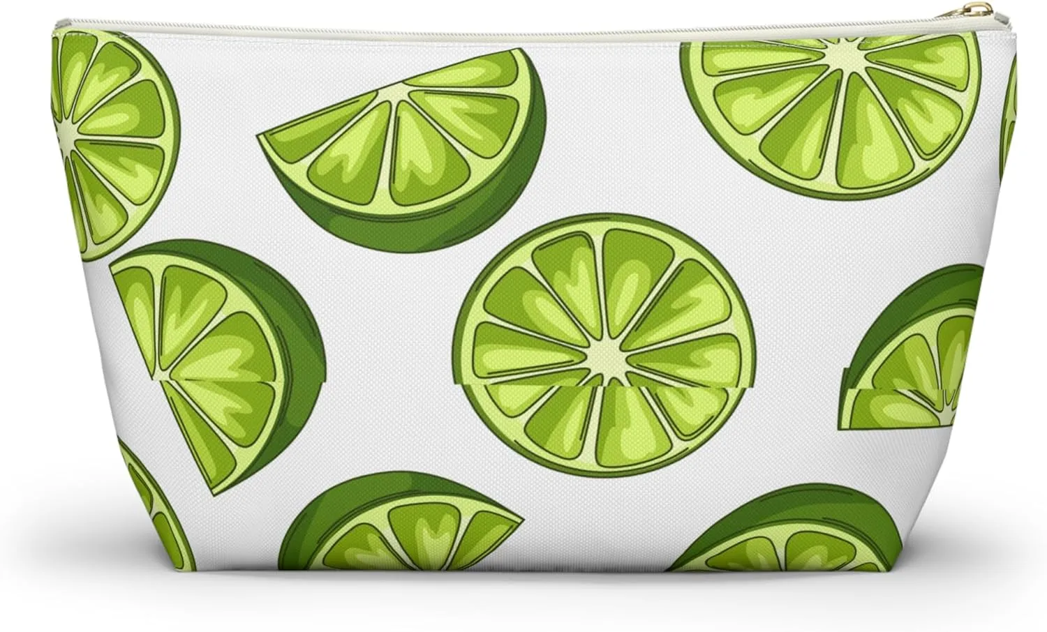 Makeup Bag, Accessory Pouch  Cosmetic organizer Bag with Zipper  Travel Makeup Bag for Women  Minimalist Toiletry Organizer  Black & White Pencil Case (Citrus, Small)