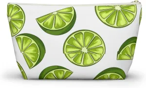 Makeup Bag, Accessory Pouch  Cosmetic organizer Bag with Zipper  Travel Makeup Bag for Women  Minimalist Toiletry Organizer  Black & White Pencil Case (Citrus, Small)