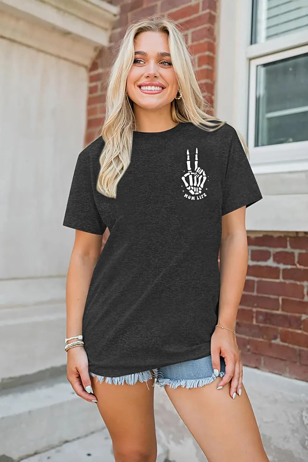 Mama Shirts Mom Life T-Shirts Women Some Days I Rock It Shirt Vintage Casual Short Sleeve Tops