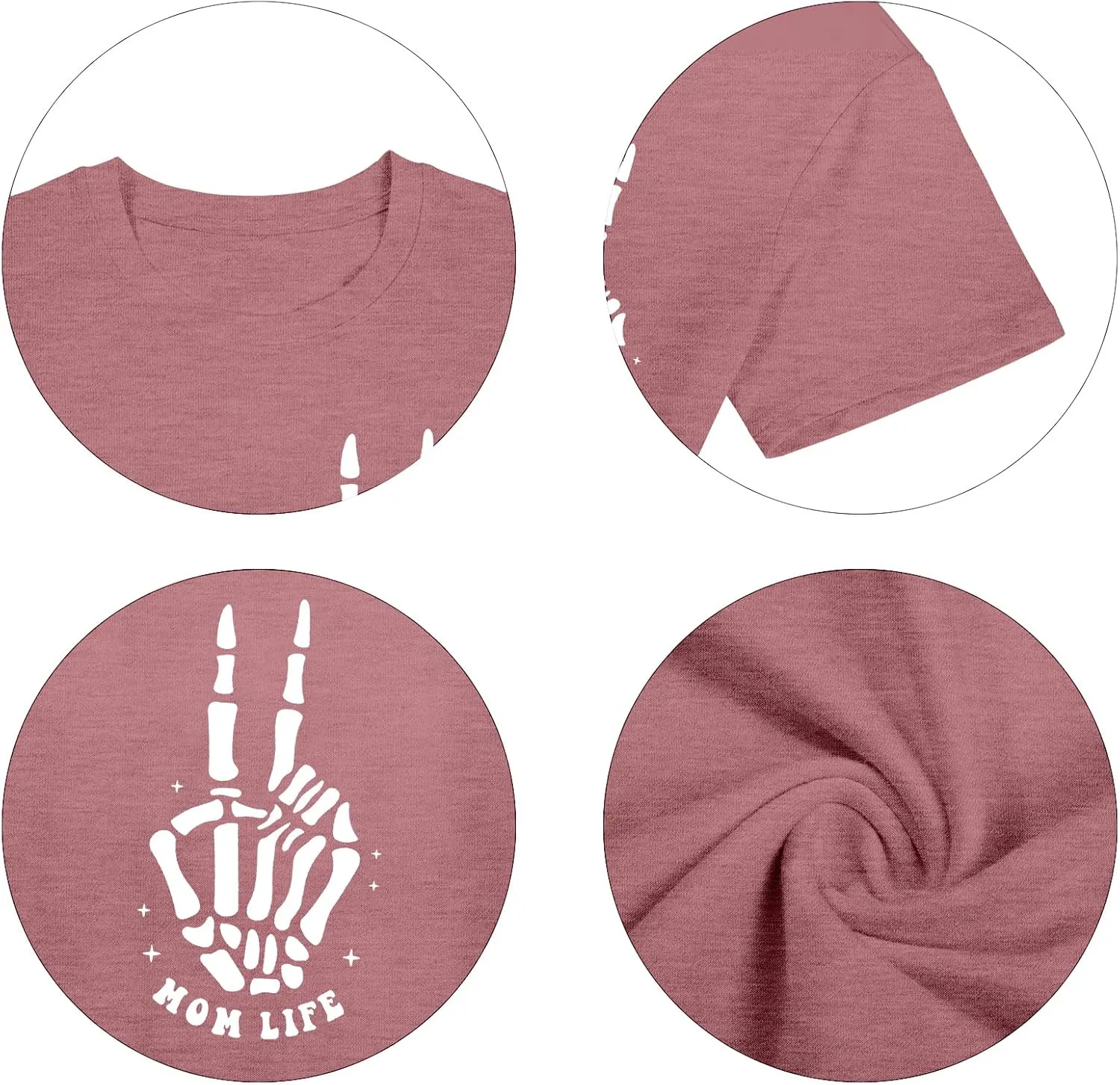 Mama Shirts Mom Life T-Shirts Women Some Days I Rock It Shirt Vintage Casual Short Sleeve Tops